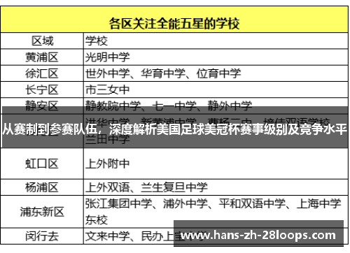从赛制到参赛队伍,深度解析美国足球美冠杯赛事级别及竞争水平 从赛制到参赛队伍,深度解析美国足球美冠杯赛事级别及竞争水平